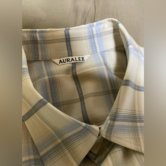 Auralee Men's Wool Shirt - Picture 3 of 4